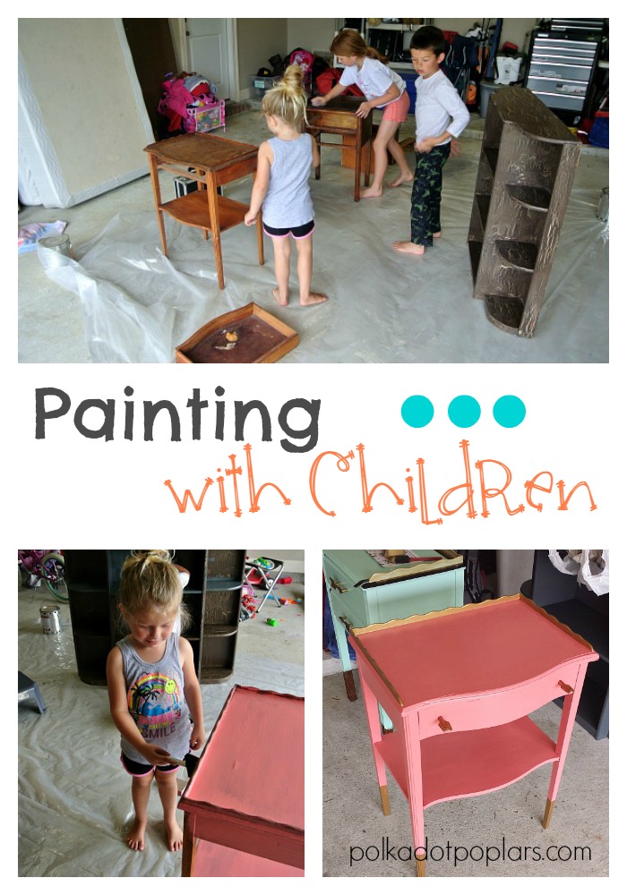 Painting with children tips and tricks.