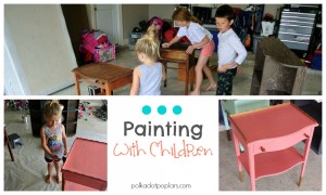 Painting with children tips and ideas.