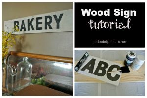 DIY Wood Sign Tutorial that only takes a few hours to make and costs about $6.00.