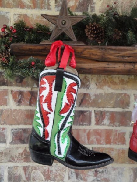 Cowboy Boot Christmas