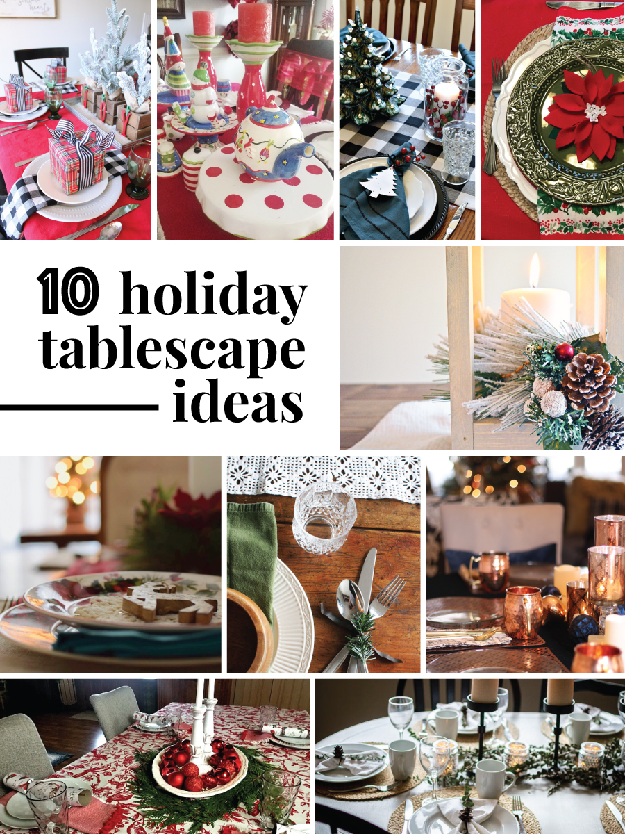 Christmas Tablescape Ideas
